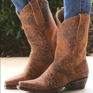 Old Gringo Leopardito Ocre Boots